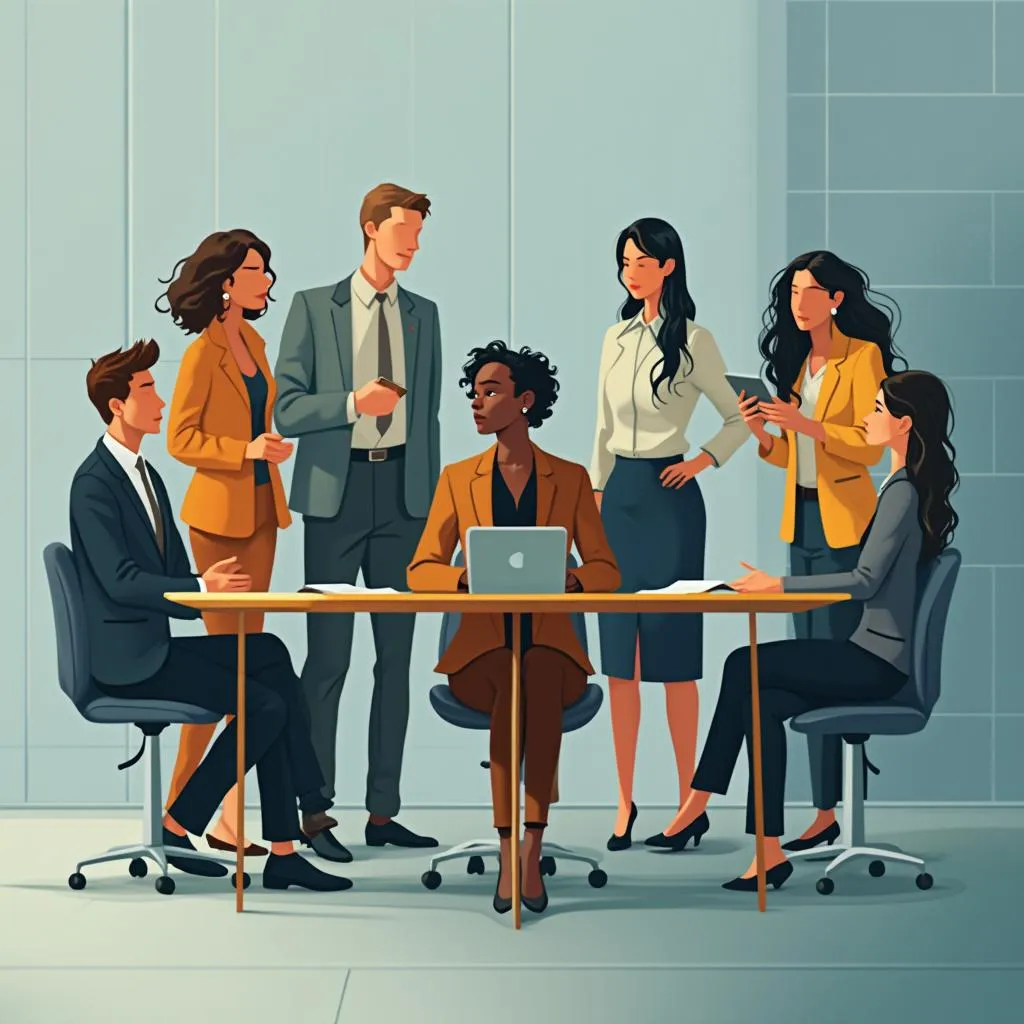 Equipo fundador de AuditFin.es en una reunión estratégica inicial, discutiendo planes futuros.